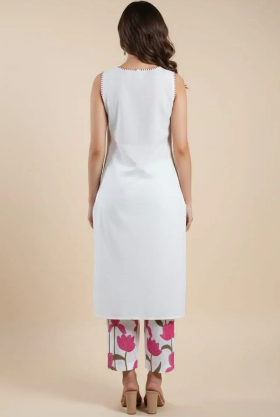 Women’s Pure Cotton Floral Printed Cord Set with Dupatta