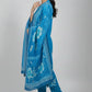 Women’s Royal Blue Modal Cotton Readymade Kurta